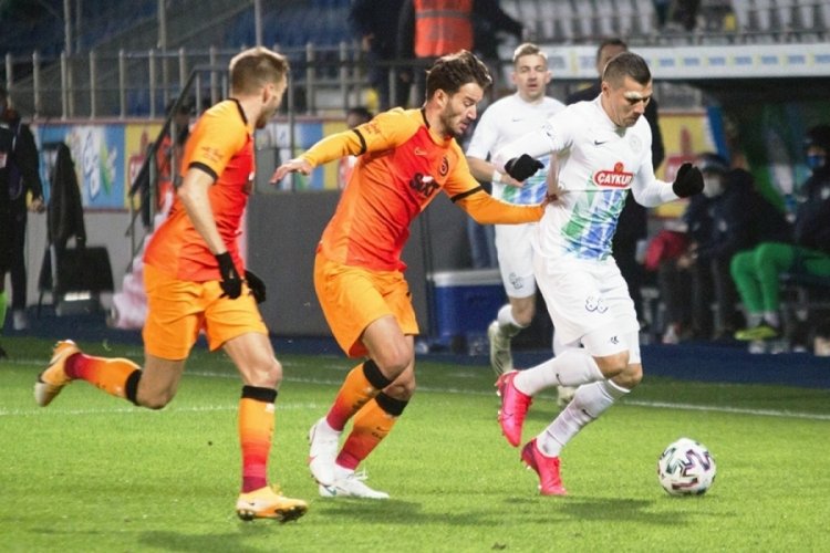 Galatasaray ile &Ccedil;aykur Rizespor 40. randevuda