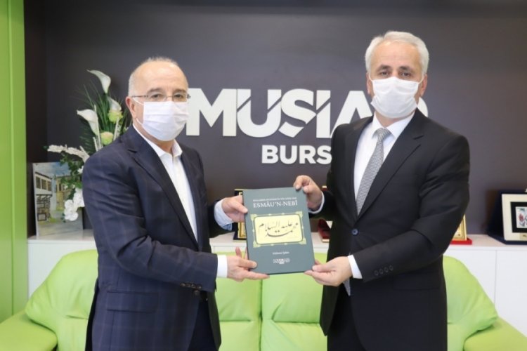 Bursa Vergi Dairesi Başkanı'ndan M&Uuml;SİAD'a iade-i ziyaret