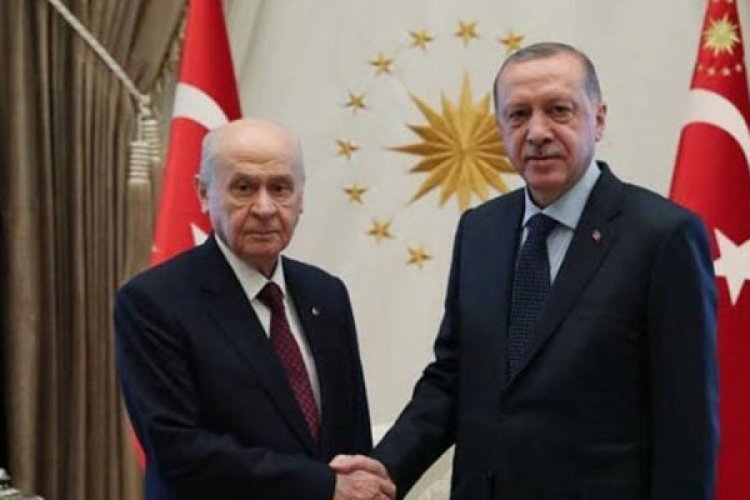 Cumhurbaşkanı Erdoğan'dan Bah&ccedil;eli'ye tebrik
