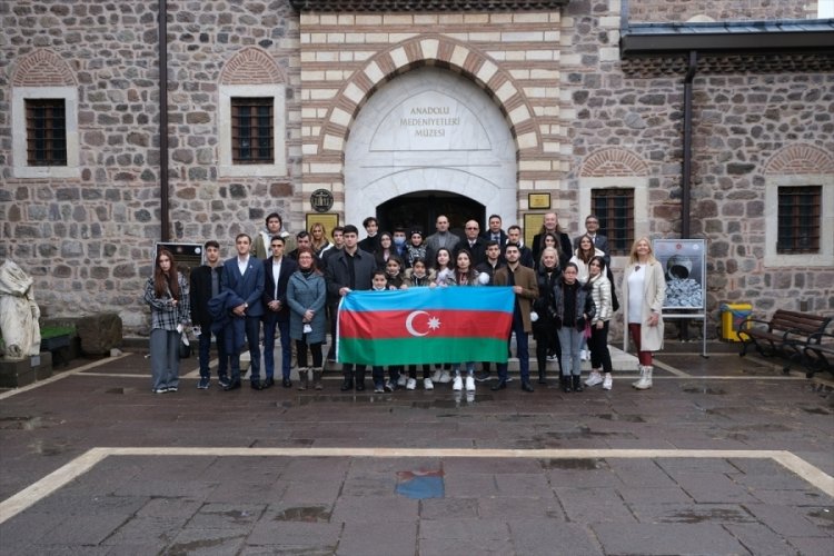 Şehit &ccedil;ocukları Anıtkabir'i ziyaret etti