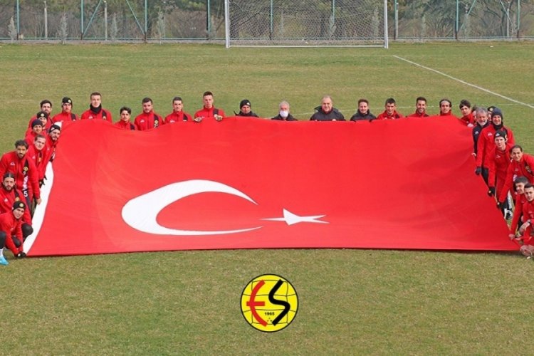 Eskişehirspor, 18 Mart'ı unutmadı