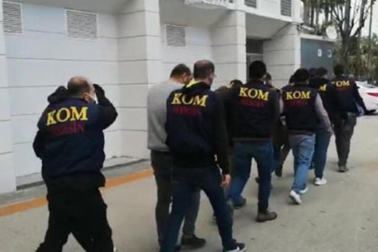 Mersin'de tefecilik operasyonunda yakalanan 2 ş&uuml;pheli tutuklandı