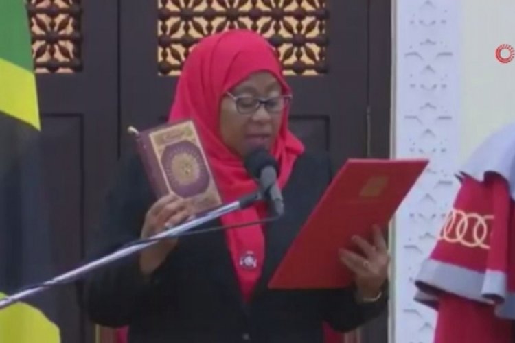 Tanzanya'nın ilk kadın Devlet Başkanı Hassan yemin etti