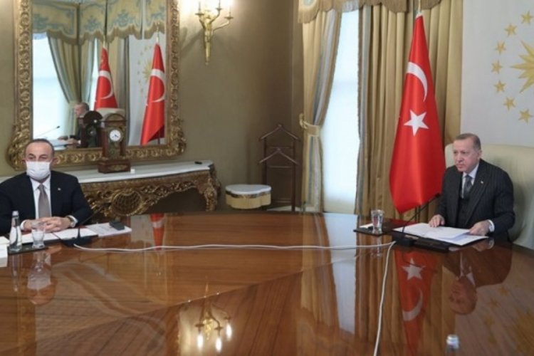 Cumhurbaşkanı Erdoğan, AB yetkilileriyle g&ouml;r&uuml;şt&uuml;