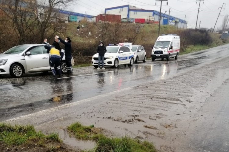 Tekirdağ'da trafik kazası: 1 yaralı