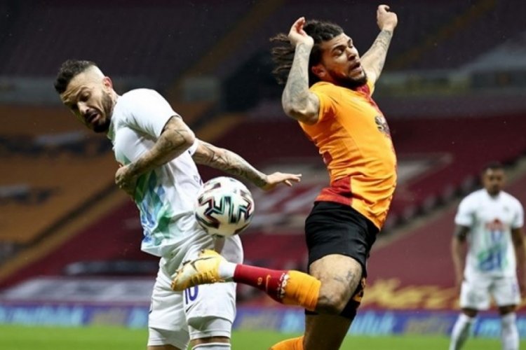Galatasaray sahasında &Ccedil;aykur Rizespor'a 4-3 yenildi