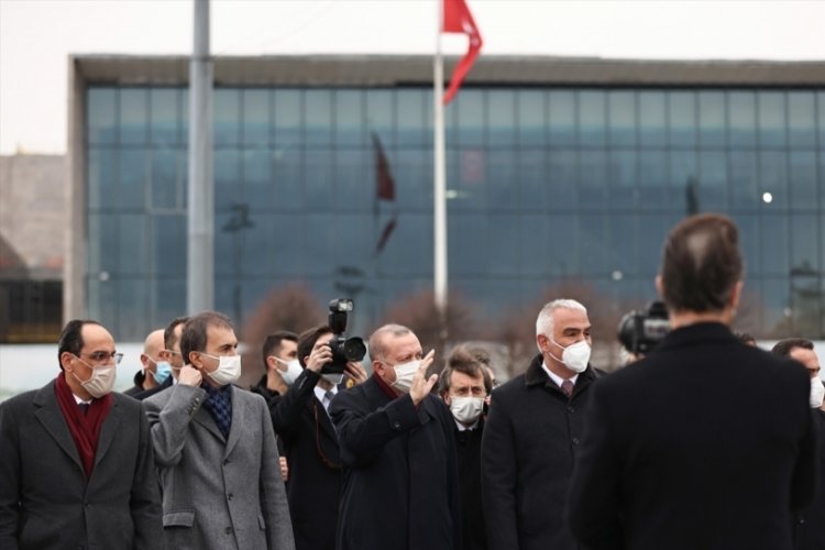 Cumhurbaşkanı Erdoğan, AKM'de incelemede bulundu