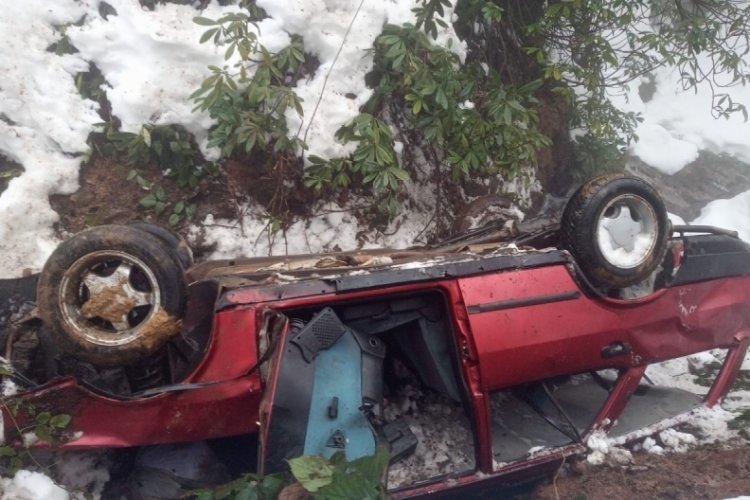 Trabzon'da feci kaza! 1 &ouml;l&uuml; 2 yaralı