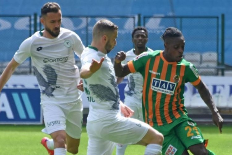 Konyaspor, Alanyaspor'u tek golle ge&ccedil;ti