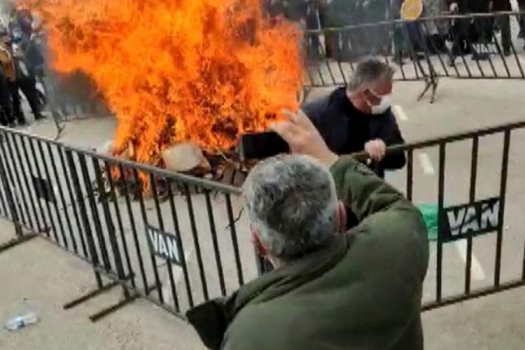Nevruz kutlamasında korku dolu anlar