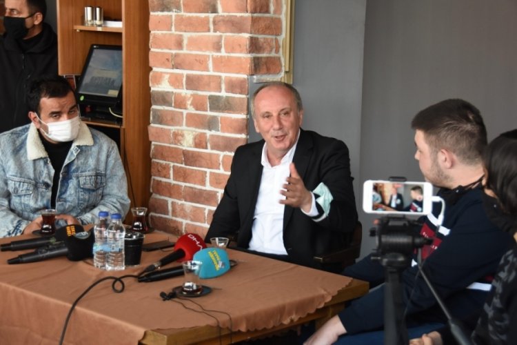 Muharrem İnce &uuml;niversite &ouml;ğrencileriyle buluştu