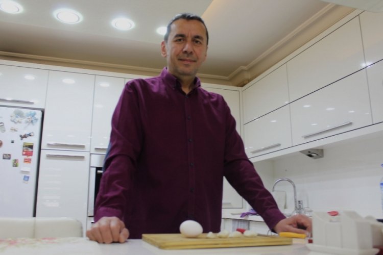 Sarısı olmayan yumurta şaşırttı