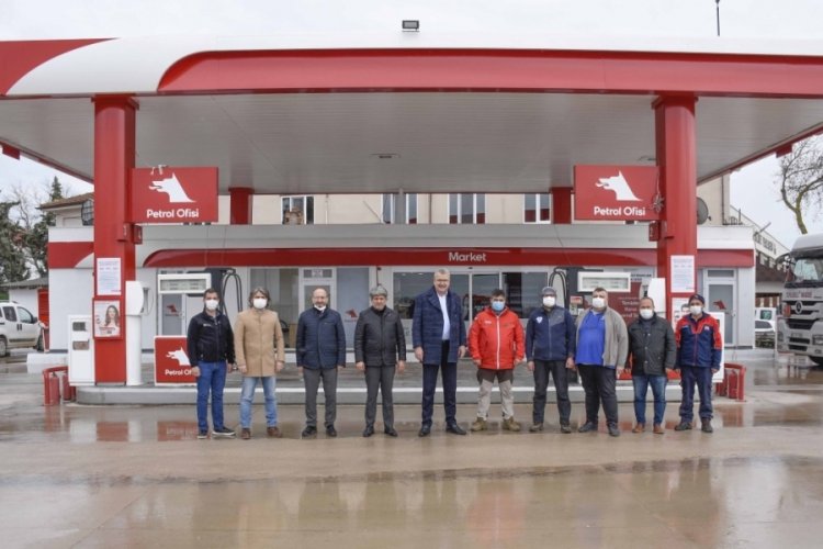 Bursa'da belediyeye ait benzinlik, yenilenmiş y&uuml;z&uuml;yle hizmete girdi
