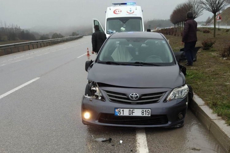Samsun'da trafik kazası: 1 yaralı