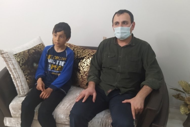 10 yaşındaki &ccedil;ocuğu tırmıkla yaraladı