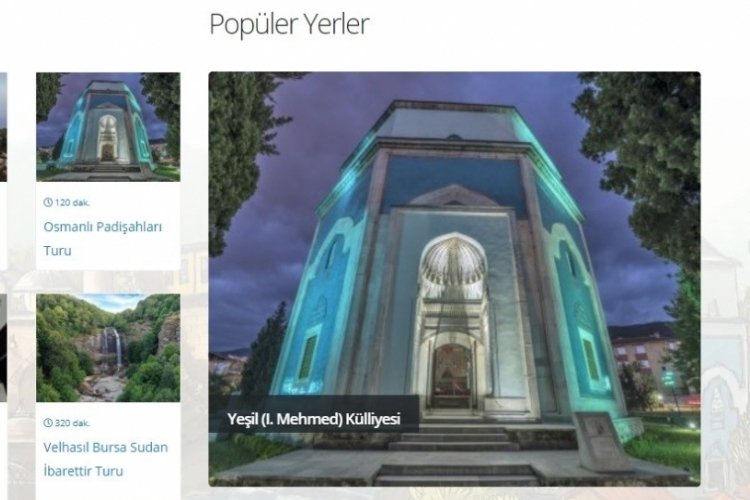Bursa'nın turizm portalı yayında