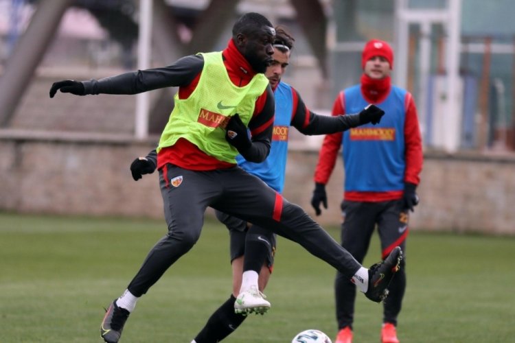 Kayserispor'un G&ouml;ztepe ma&ccedil;ı hazırlıkları devam ediyor