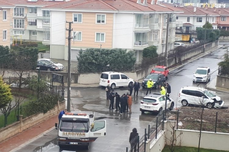 Takla atan cipten burnu kanamadan kurtuldu