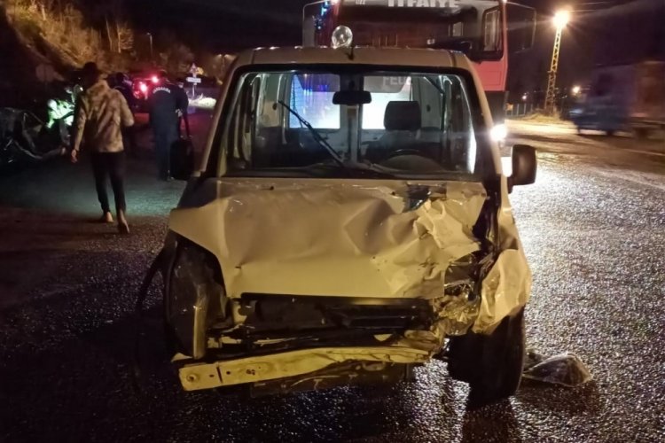 Zonguldak'ta trafik kazası: 1 yaralı