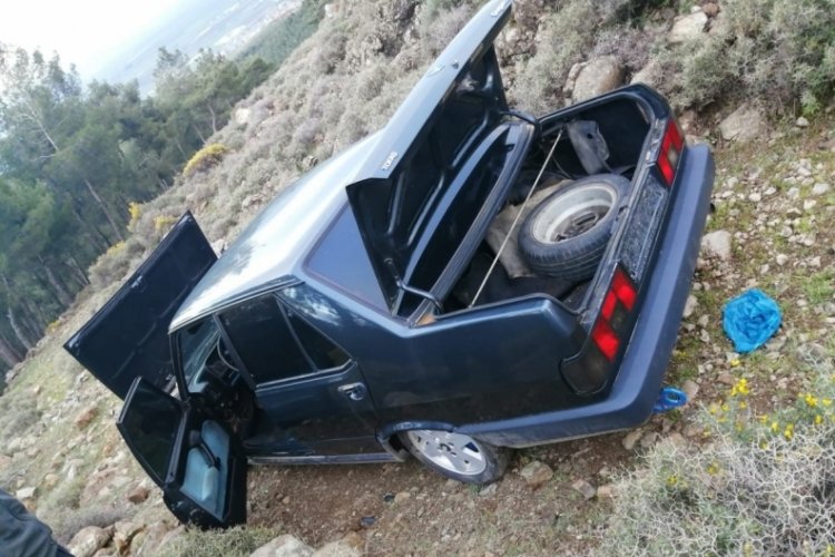 &Ccedil;alıntı otomobil ormanlık alanda bulundu