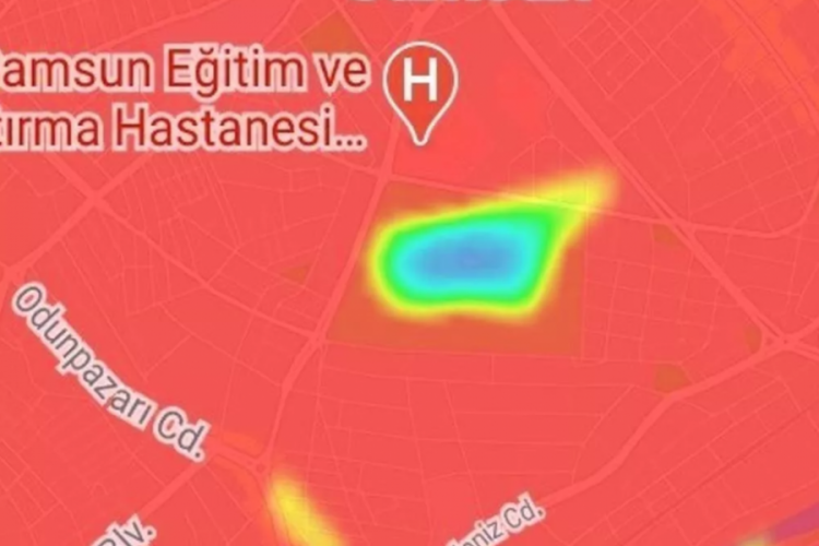 Samsun'un koronavir&uuml;s haritasında tek yeşil yer mezarlıklar!
