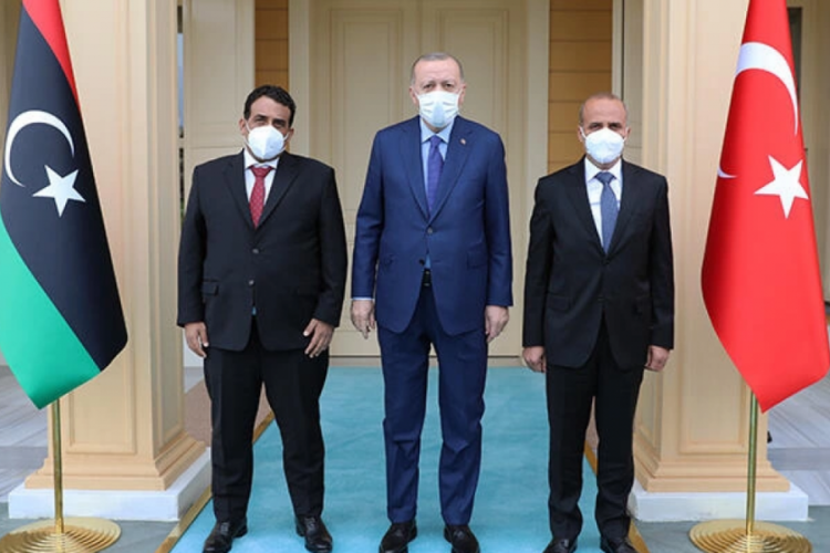 Cumhurbaşkanı Erdoğan, Libya heyetini kabul etti
