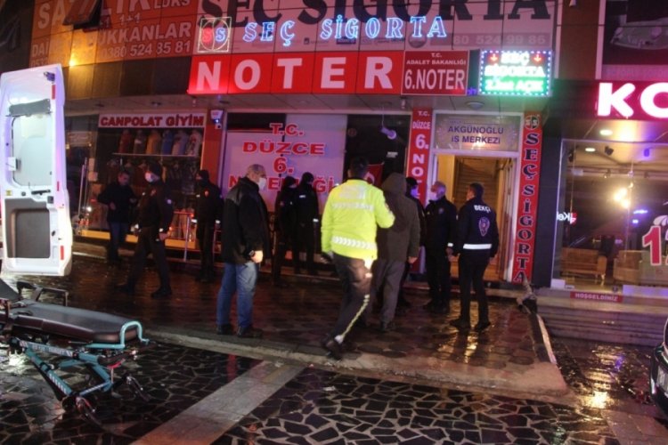 İnşaatta tartışma bı&ccedil;aklı ve silahlı kavgaya d&ouml;nd&uuml;