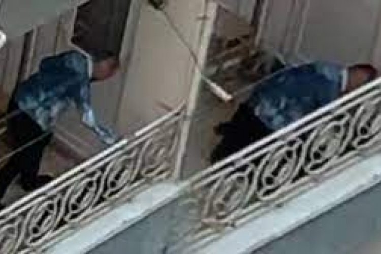 Trabzon'da balkondaki skandal g&ouml;r&uuml;nt&uuml;de flaş gelişme!