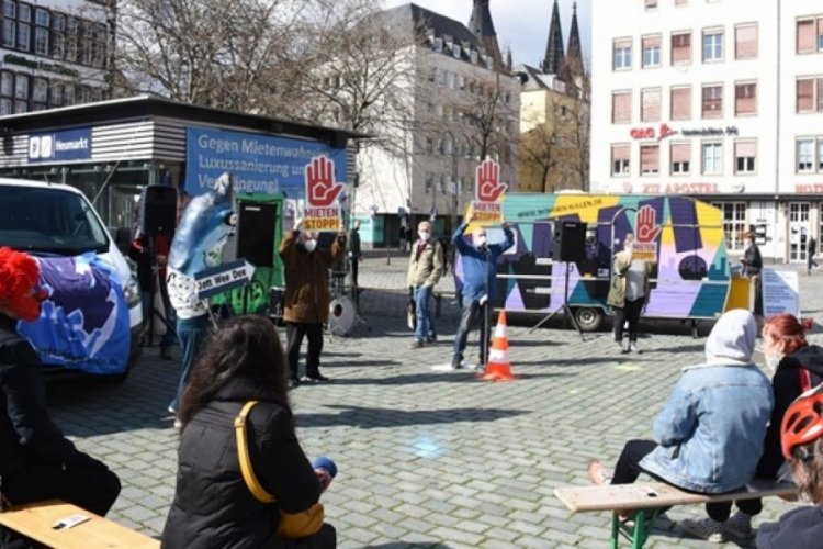 Almanya�da konut kiraları protesto edildi Dünyadan Haberler