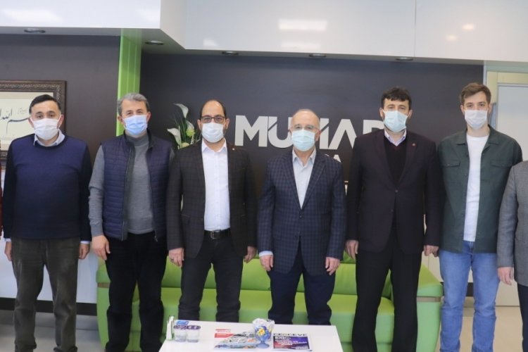MMG Bursa'dan M&Uuml;SİAD'a hayırlı olsun ziyareti