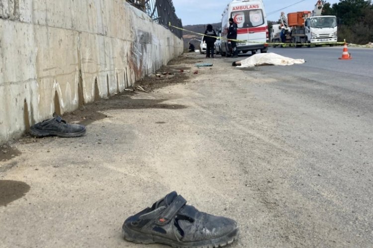 Feci kazada kamyon ile duvar arasında kalarak &ouml;ld&uuml;