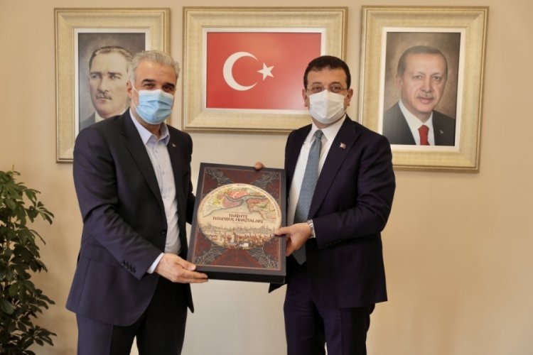 Ekrem İmamoğlu,  AK Parti İstanbul İl Başkanını ziyaret etti