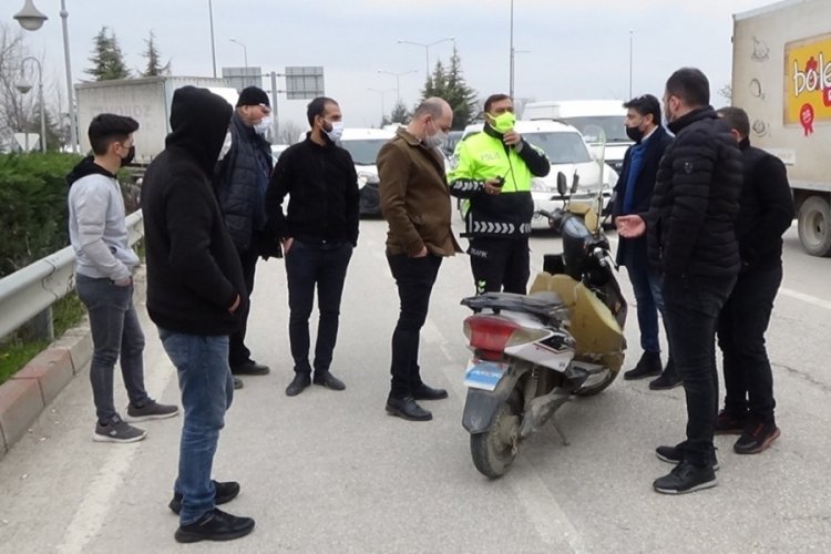 Bursa'da ani fren hastanelik etti