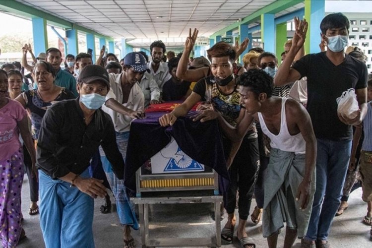 Myanmar'da g&uuml;venlik g&uuml;&ccedil;lerinin silahlı şiddeti sonucu &ouml;lenlerin sayısı 510'a y&uuml;kseldi