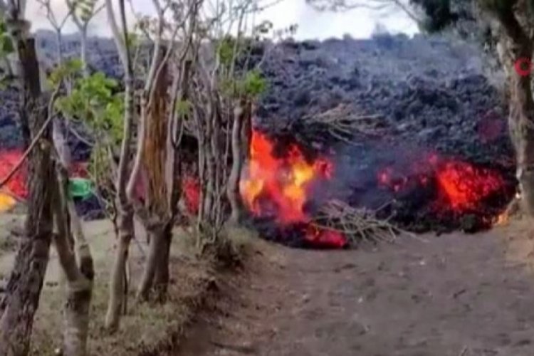 Pacaya Yanardağı'nın p&uuml;sk&uuml;rtt&uuml;ğ&uuml; lavlar yerleşim yerlerine ulaştı