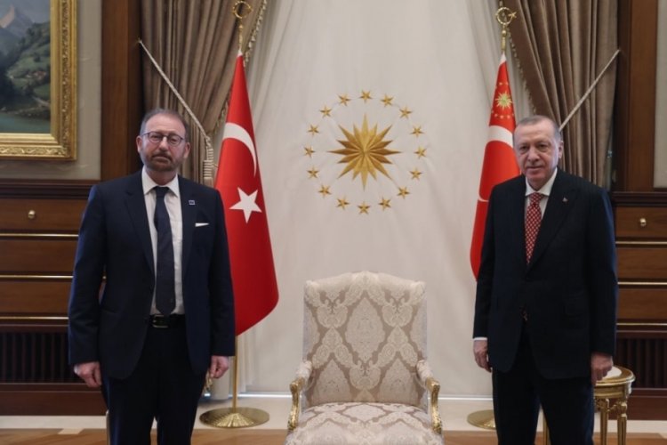 Cumhurbaşkanı Erdoğan, AKPM Başkanı Daems'ı kabul etti