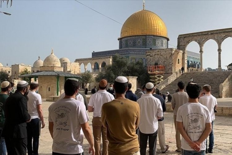 Fanatik Yahudilerin Hamursuz Bayramı'nda Mescid-i Aksa'ya baskınları sürüyor