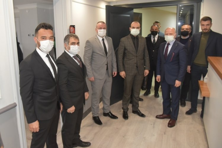 AK Parti Bursa İl Başkanı Gürkan'dan MHP ziyareti