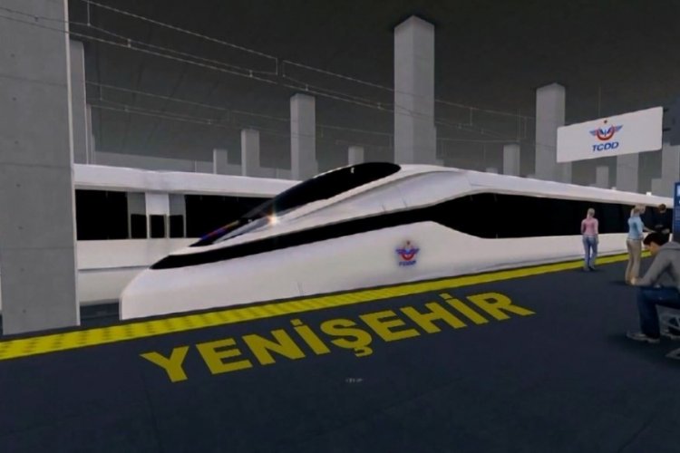 Bursa-Yenişehir-Osmaneli hızlı treni saatte 200 kilometre hıza çıkacak