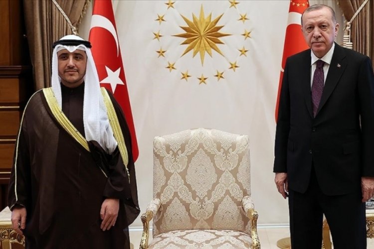 Cumhurbaşkanı Erdoğan, Kuveyt Dışişleri Bakanı'nı kabul etti