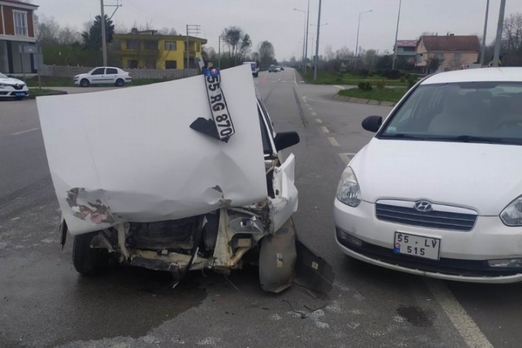Samsun'da trafik kazası