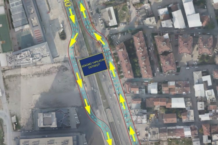Bursa Mudanya Yolu'nda trafik d&uuml;zenlemesi