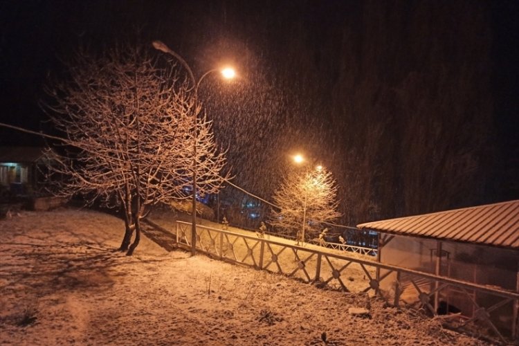 Kahramanmaraş'ta kar yağdı