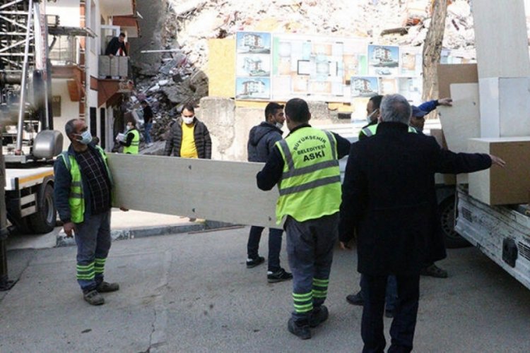Ankara'da yıkım çalışmaları devam ediyor