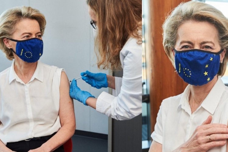 Ursula Von der Leyen aşı oldu