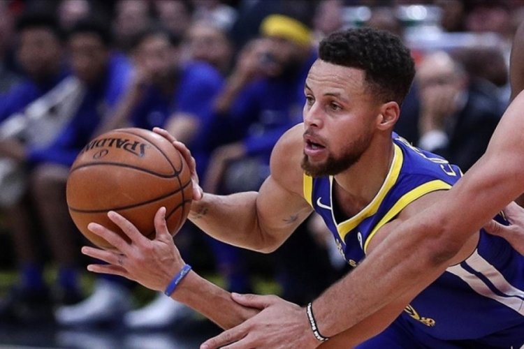NBA'de Golden State Warriors'ı galibiyete Stephen Curry taşıdı