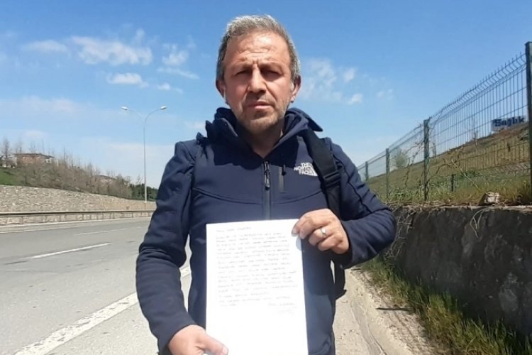 Nafaka mağduru adam, İstanbul'dan Ankara'ya y&uuml;r&uuml;yecek!