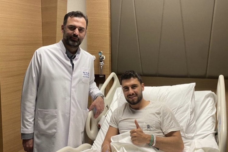 Bursasporlu C&uuml;neyt K&ouml;z'den teşekk&uuml;r mesajı