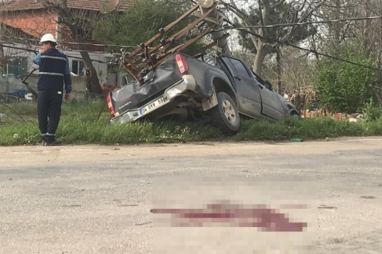 Bursa'daki feci kaza 15 yaşındaki gencin hayatına m&acirc;l oldu