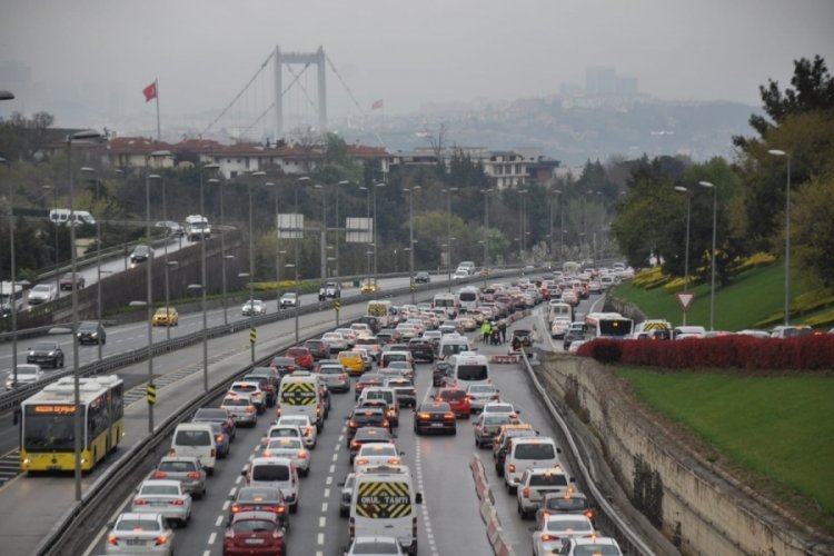 58 saatlik kısıtlama sonrası İstanbul'da trafik yoğunluğu